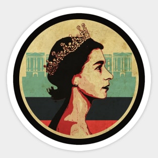 Young Queen Elizabeth Sticker